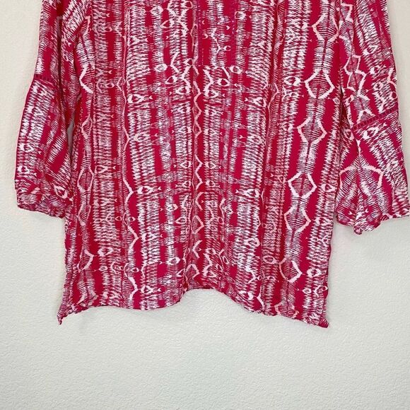 Gloria Vanderbilt Size Large Nova Flutter Sleeves Blouse Top - Picture 4 of 12